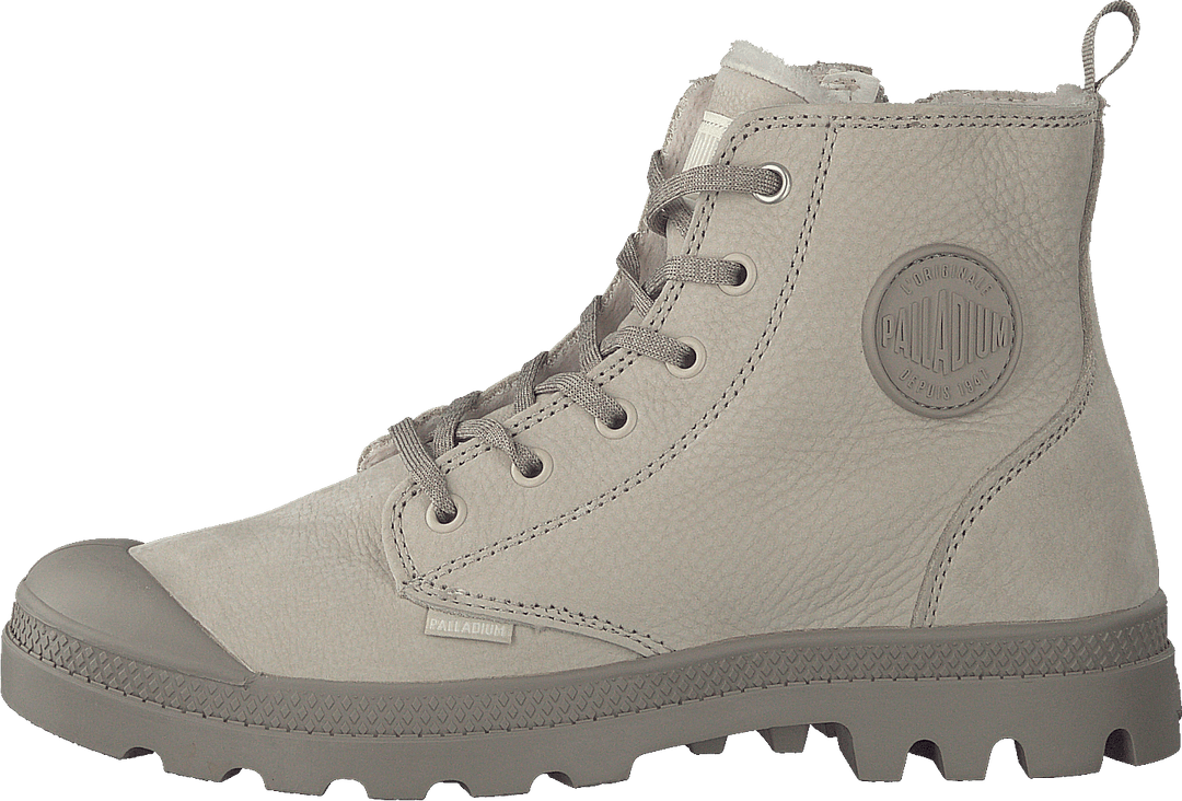 Pampa Hi Wool Zip Feather Grey