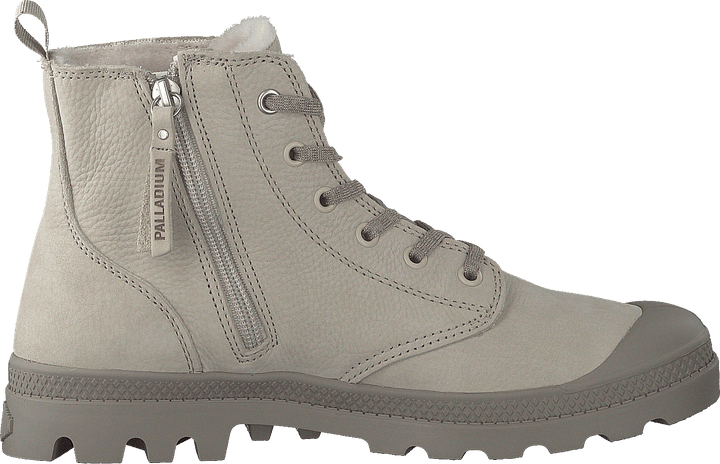 Pampa Hi Wool Zip Feather Grey