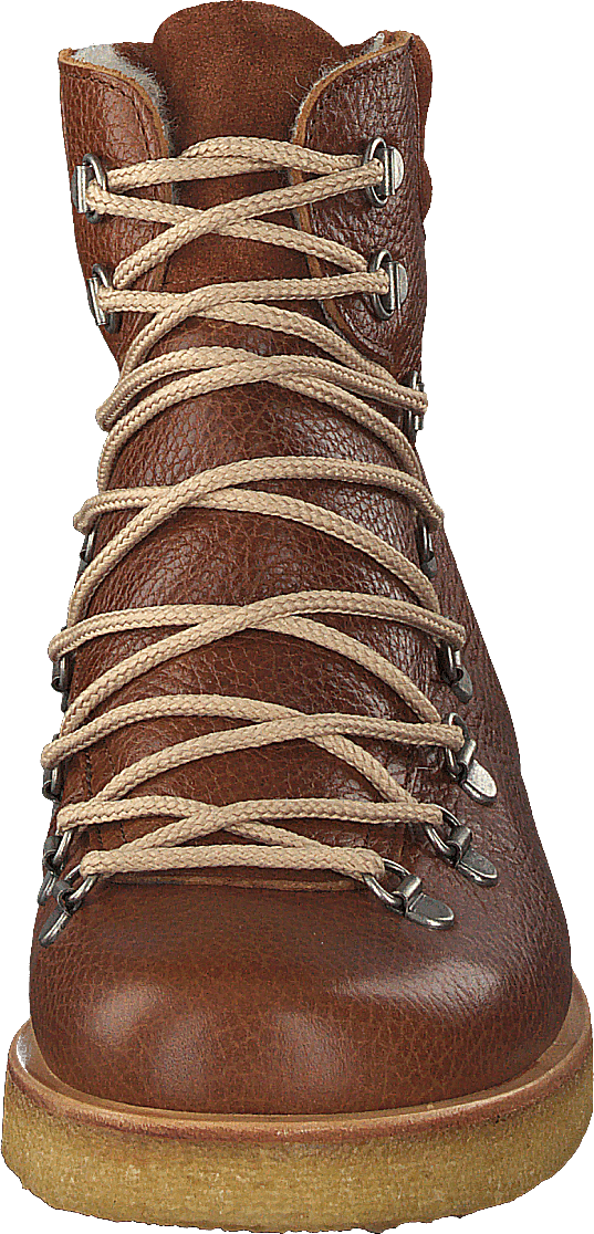 Boot With Laces And D-rings Medium Brown