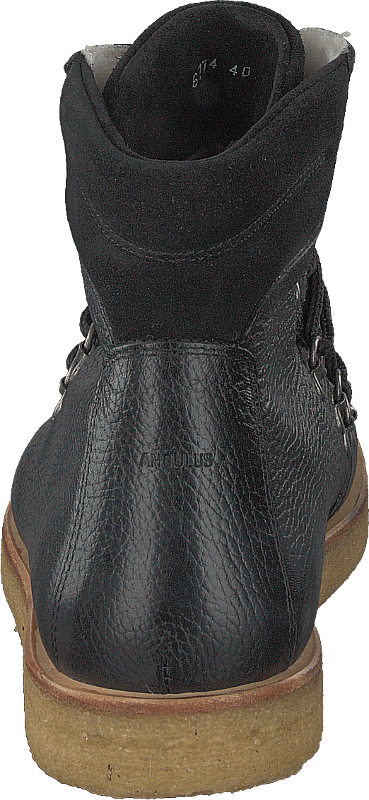 Boot With Laces And D-rings Black