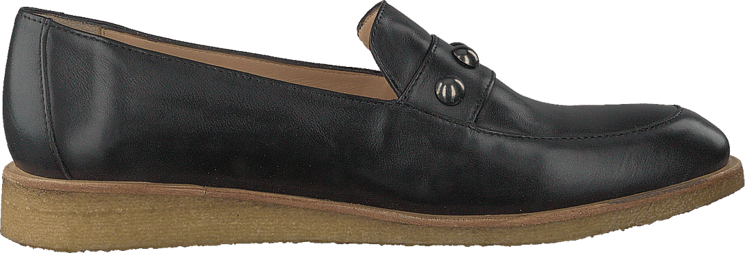 Loafer With Chain Black