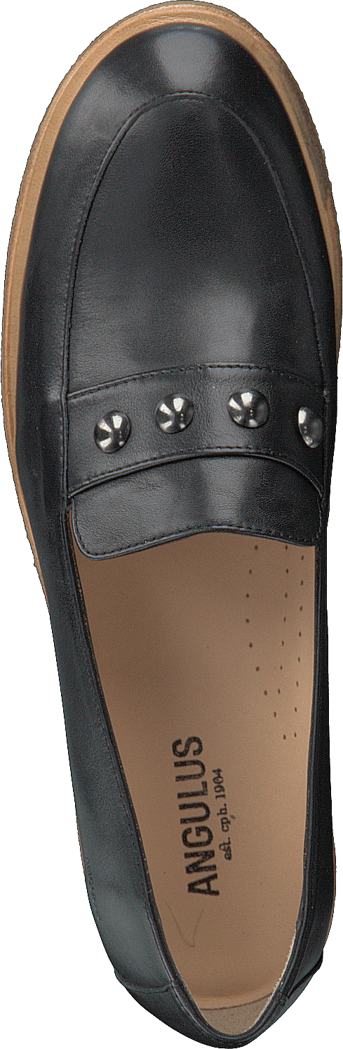 Loafer With Chain Black
