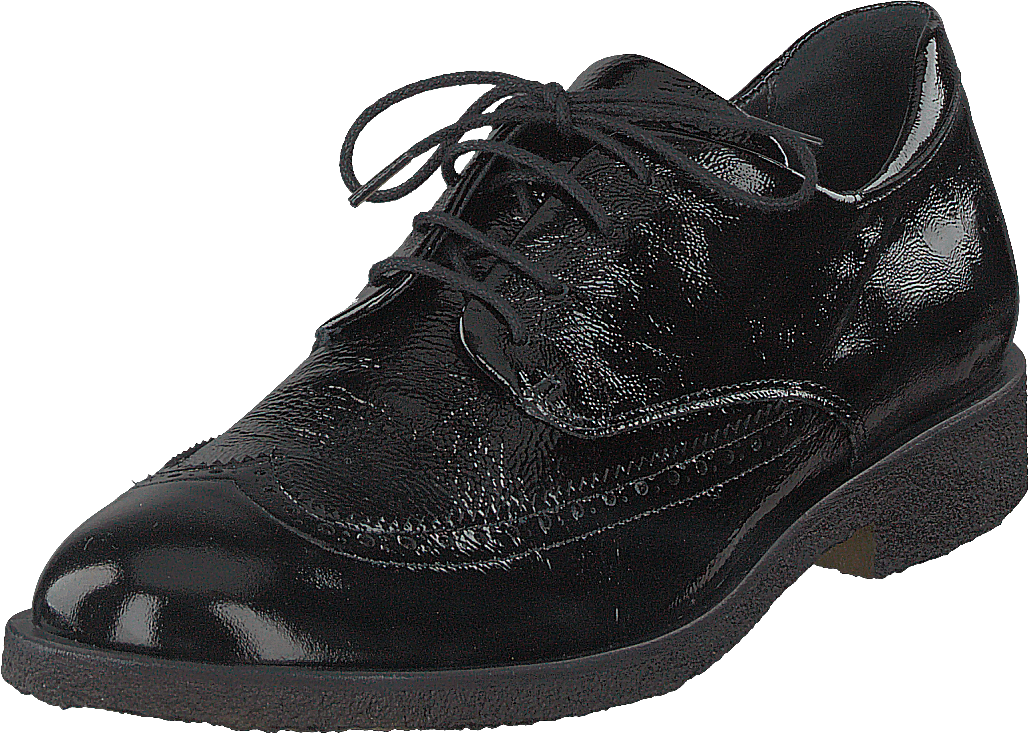 Brogues W. Cap-toe And Laces Black Patent
