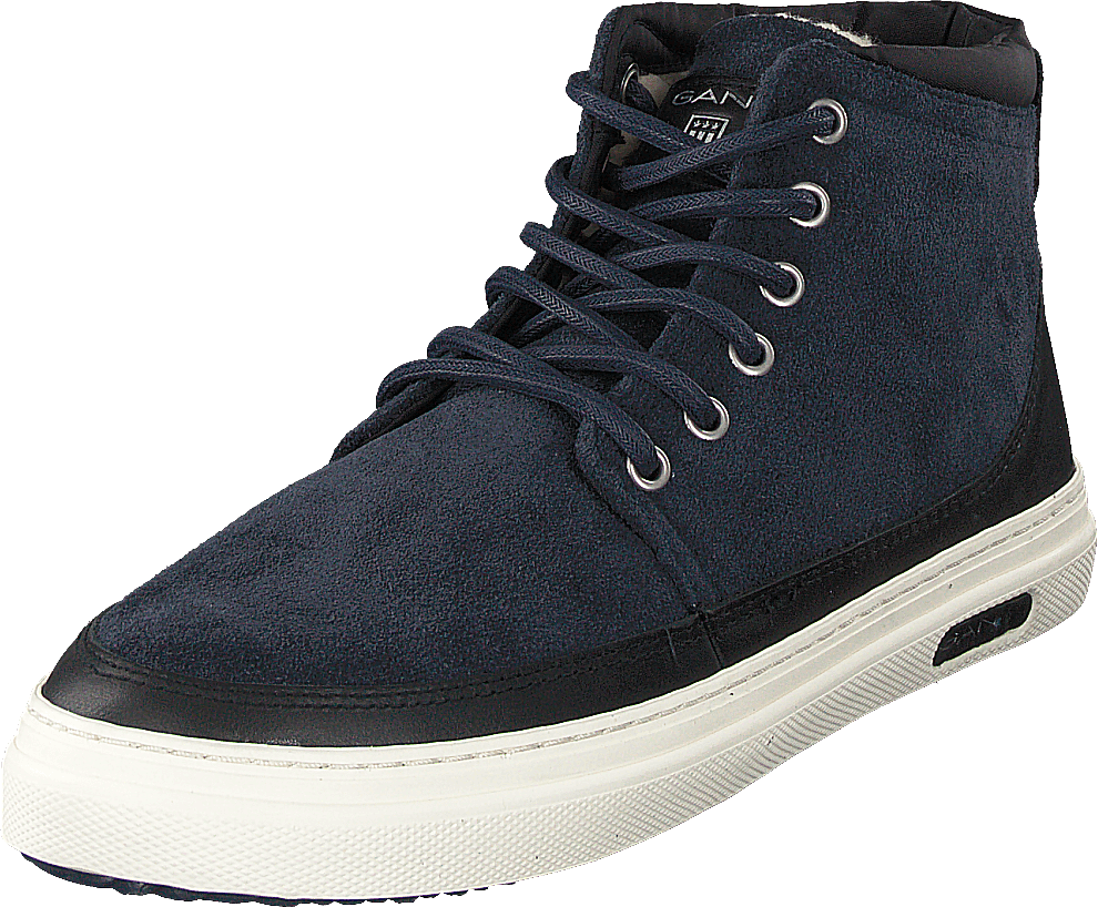 Bottes mi-hautes à lacets Marvel bleu marine