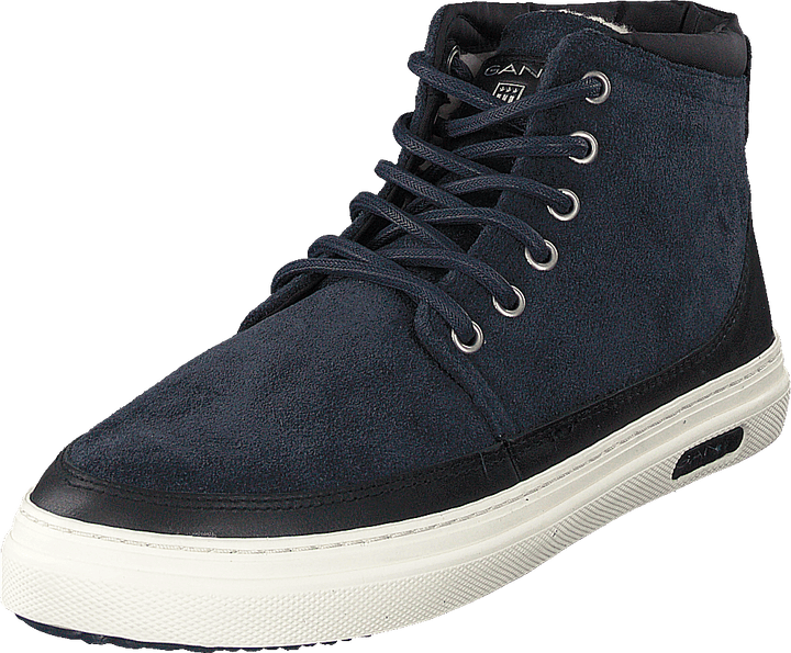 Bottes mi-hautes à lacets Marvel bleu marine