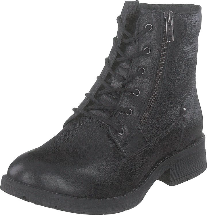 451-5010 Leder warm gefüttert Schwarz