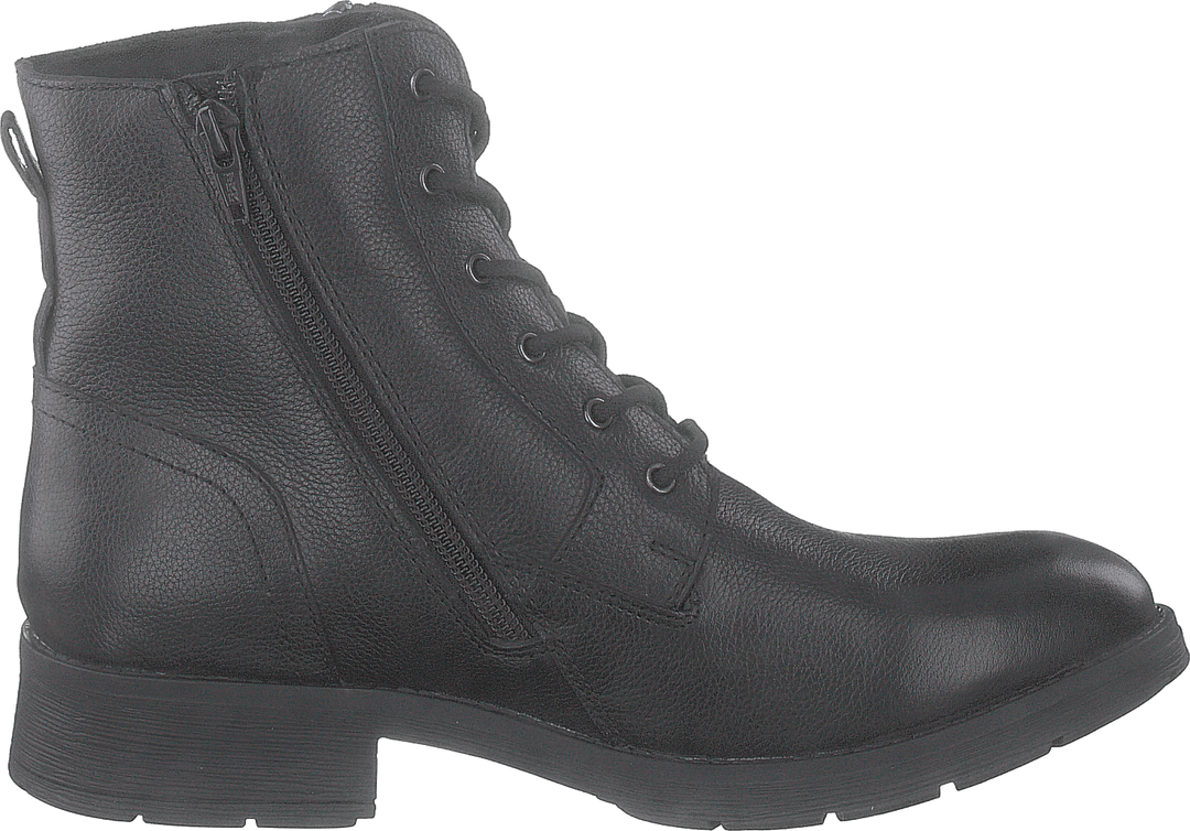 451-5010 Leder warm gefüttert Schwarz