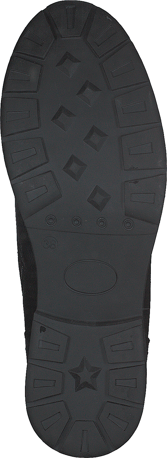 451-5010 Leder warm gefüttert Schwarz