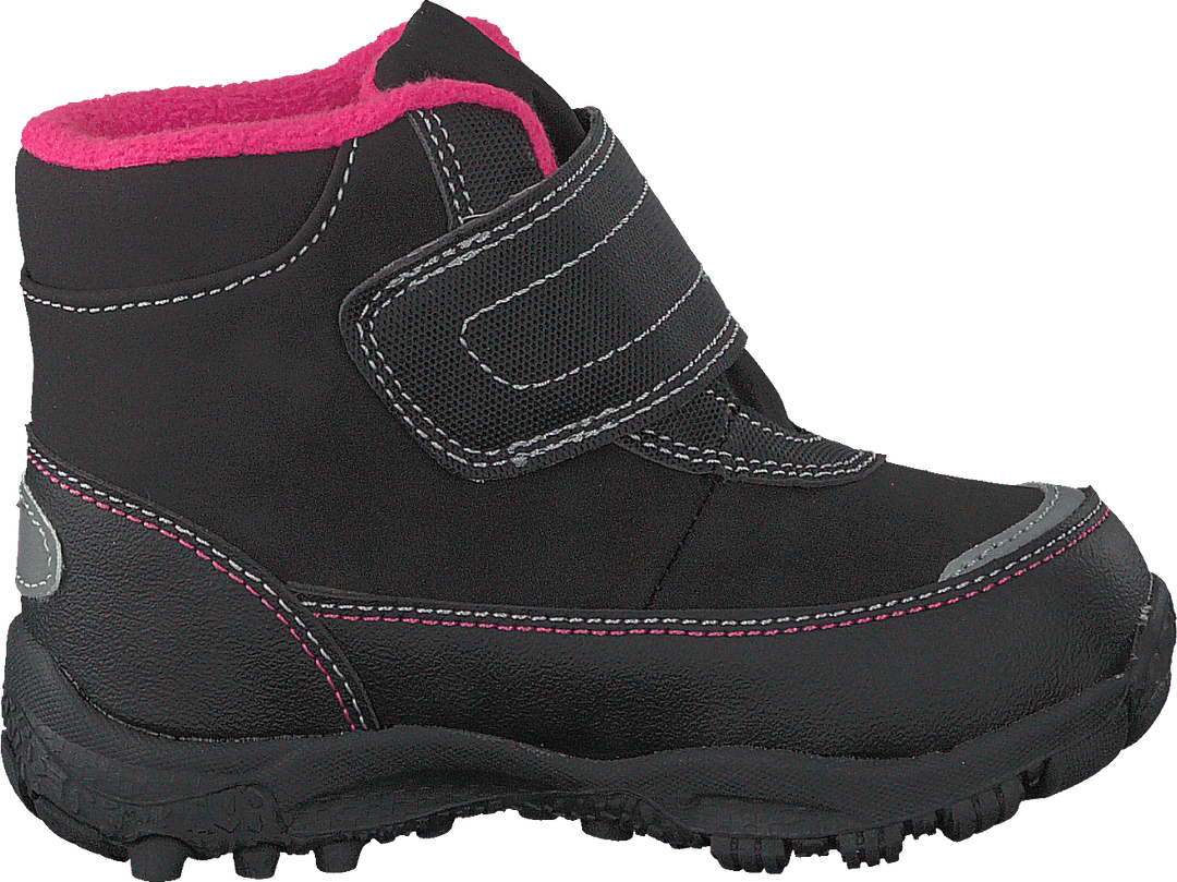430-2962 Wasserdicht und warm gefüttert Schwarz/Fuchsia