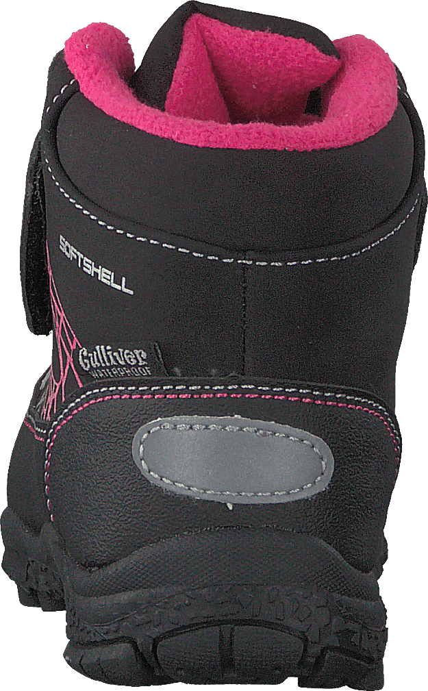 430-2962 Wasserdicht und warm gefüttert Schwarz/Fuchsia