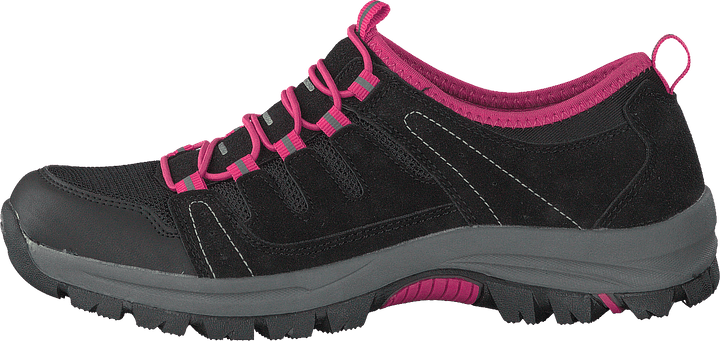 435-3111 Ponožky Comfort Black/fuxia
