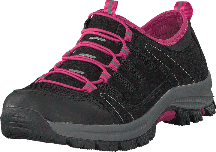 435-3111 Ponožky Comfort Black/fuxia