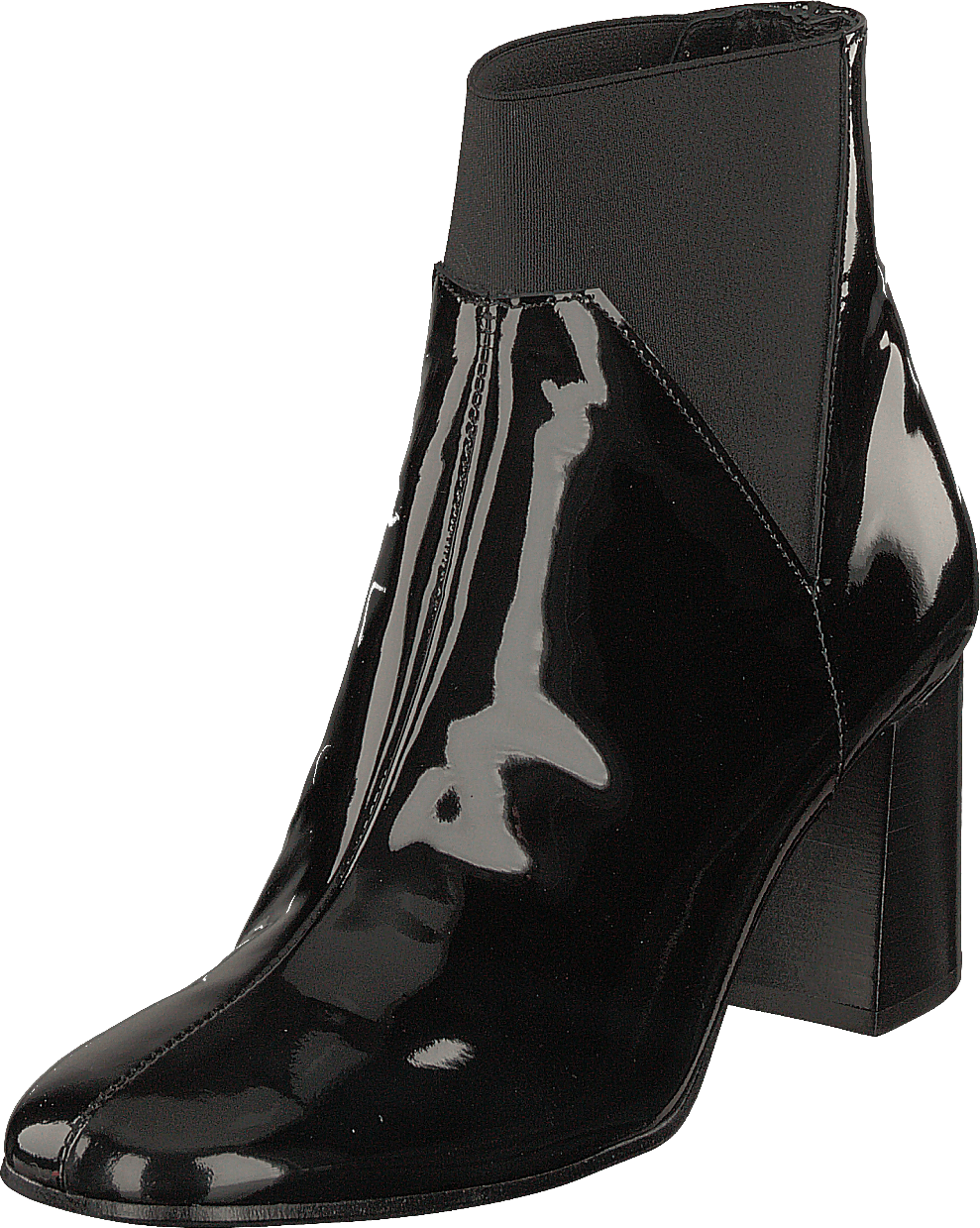 Warzaw Patent Elastic Black