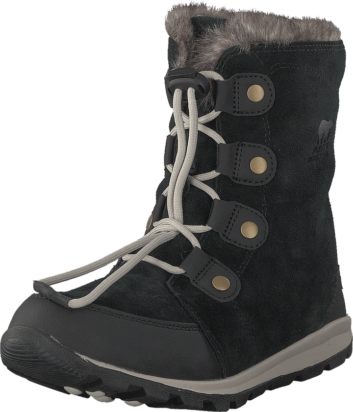 Youth Whitney Suede 010, Black, Dark Stone