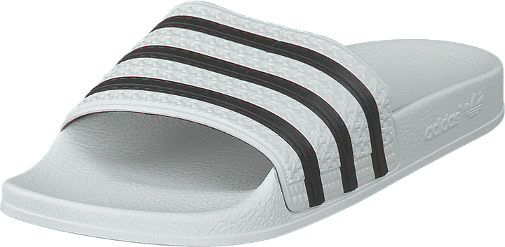 Adilette White/cblack/white