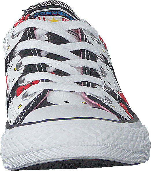 Chuck Taylor All Star Ox černá/průměrně růžová/bílá