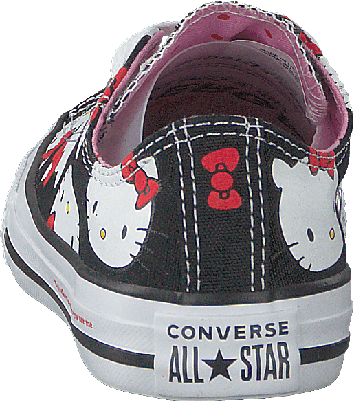 Chuck Taylor All Star Ox černá/průměrně růžová/bílá