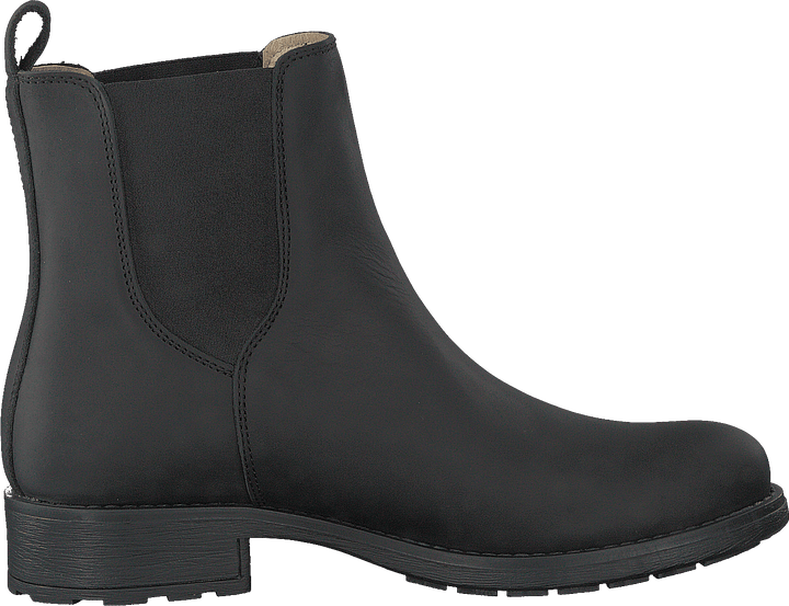 Low Chelsea Boot Black/shiny Gold