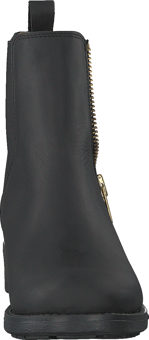 Low Chelsea Boot Black/shiny Gold