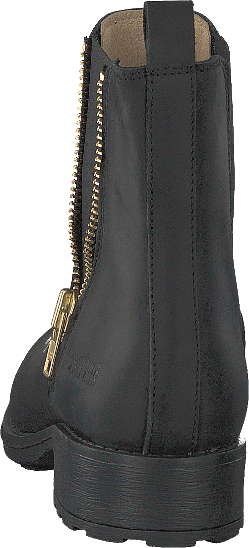 Low Chelsea Boot Black/shiny Gold