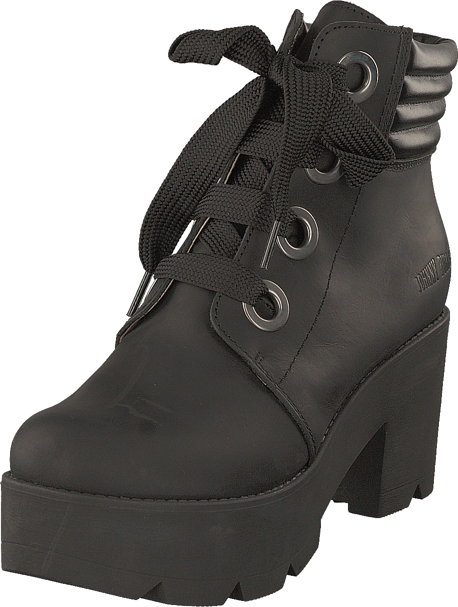Mid Lace Boot Black/silver