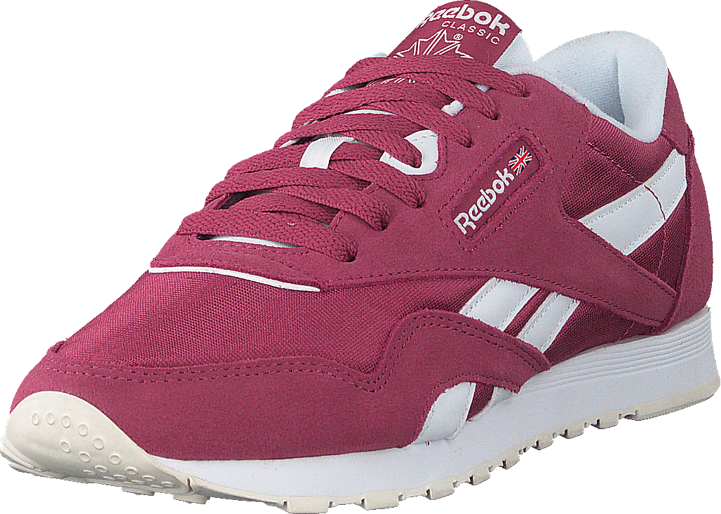 Nylon classico ritorto Berry/Bianco/C