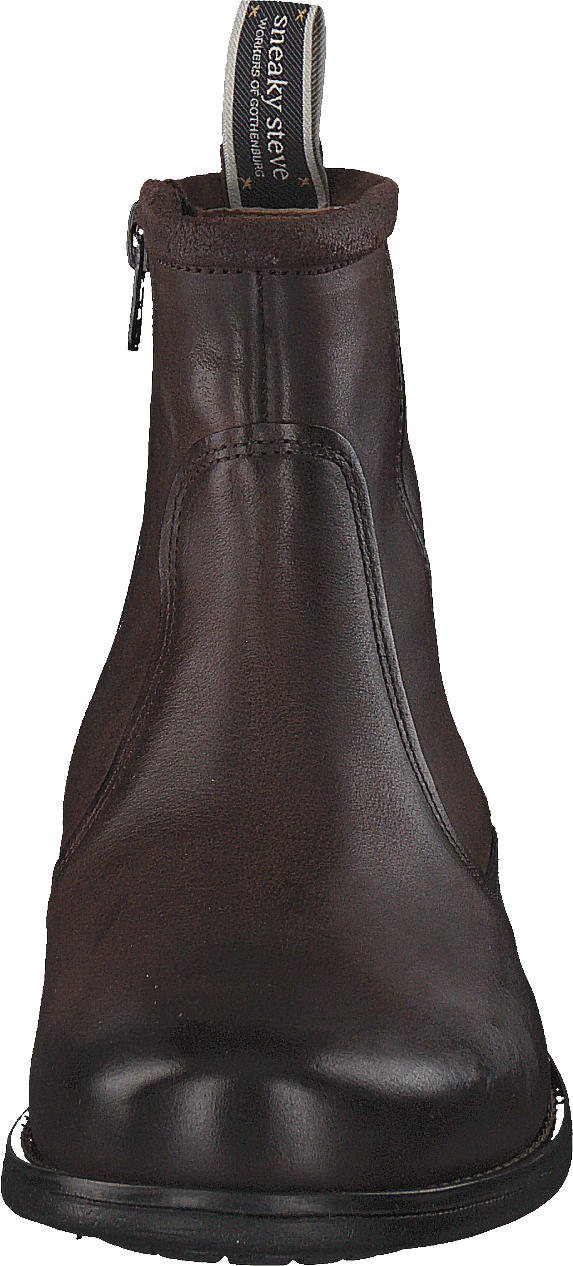 Chaussure Marshal en cuir et nubuck vintage marron foncé