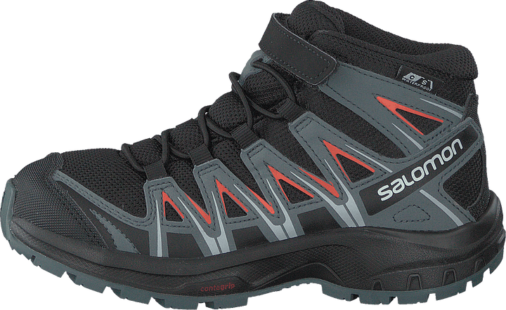 Xa Pro 3d Mid Cswp K Black/stormy Weather/cherry To