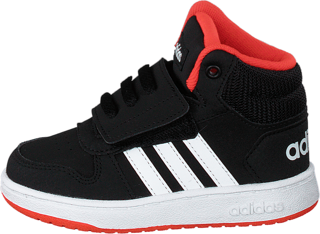 Hoops Mid 2.0 I Black/white/red