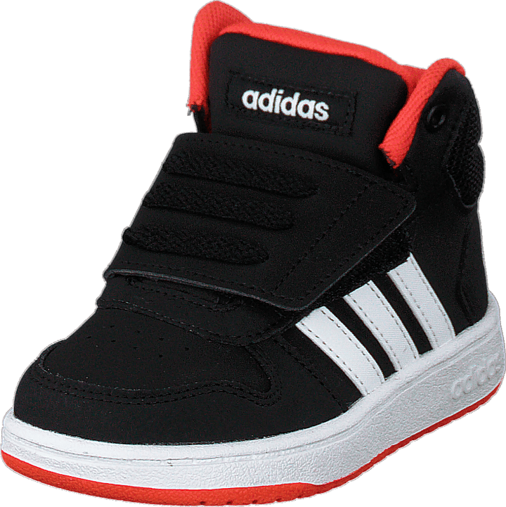 Hoops Mid 2.0 I Black/white/red