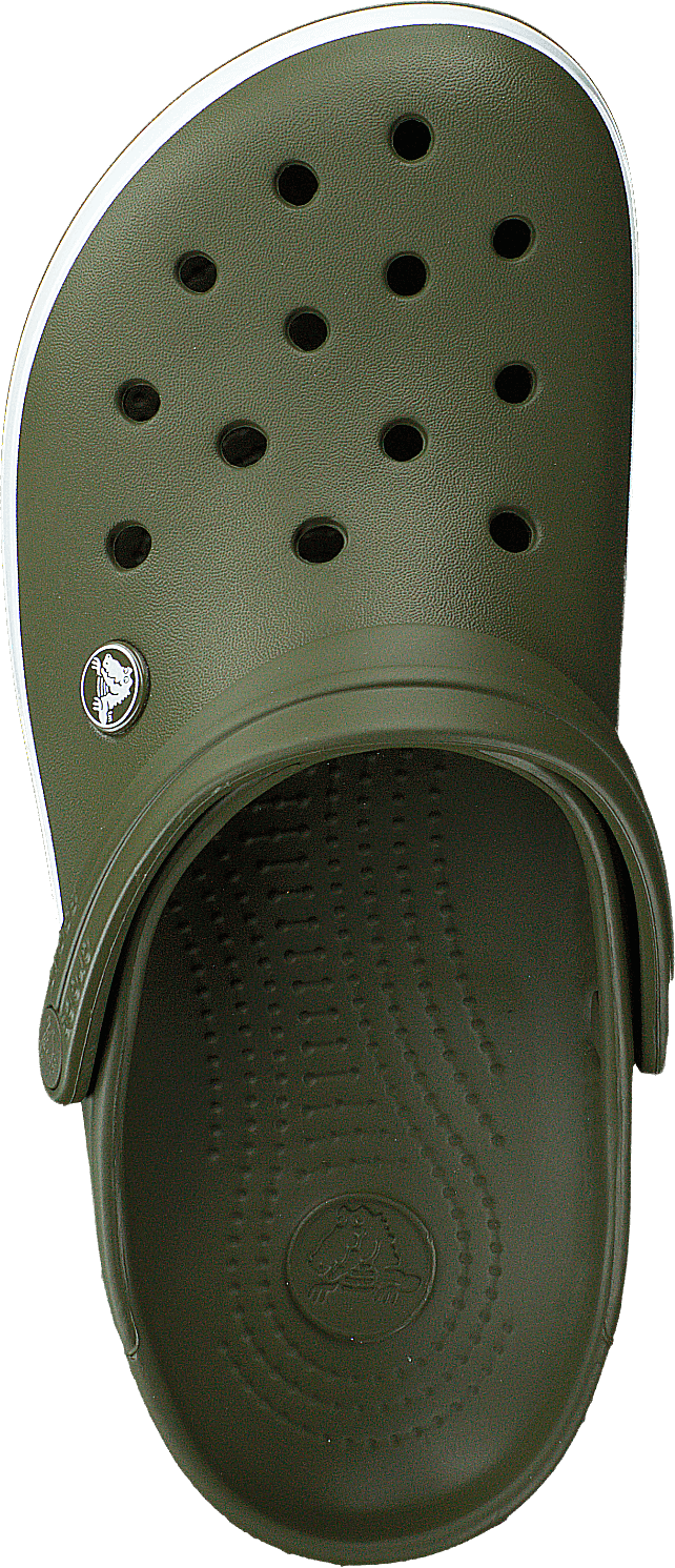 Crocband Armee Grün/Weiß