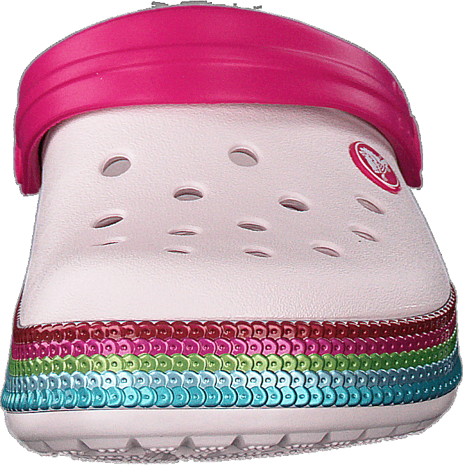 Crocband Sequin Band Clog K Barely Pink