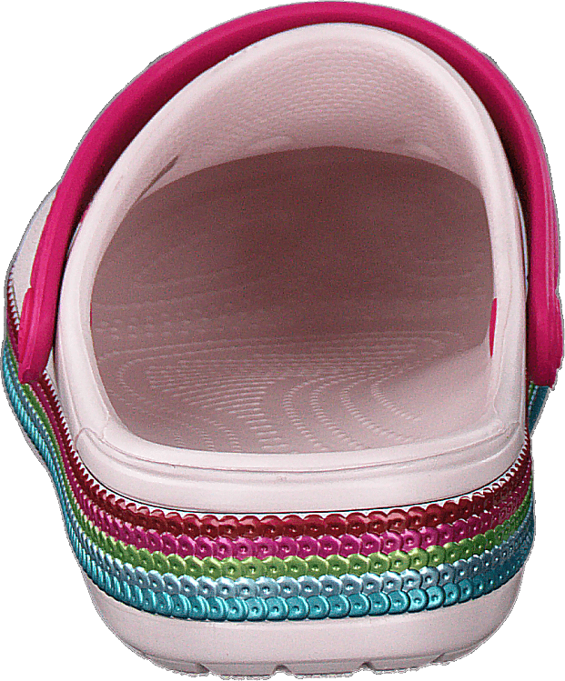 Crocband Sequin Band Clog K Barely Pink