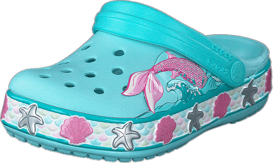 Crocsfl Meerjungfrau Band Clog K Eisblau