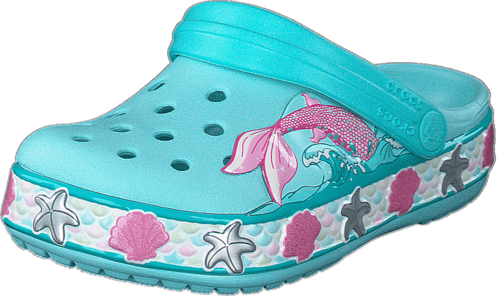 Crocsfl Meerjungfrau Band Clog K Eisblau