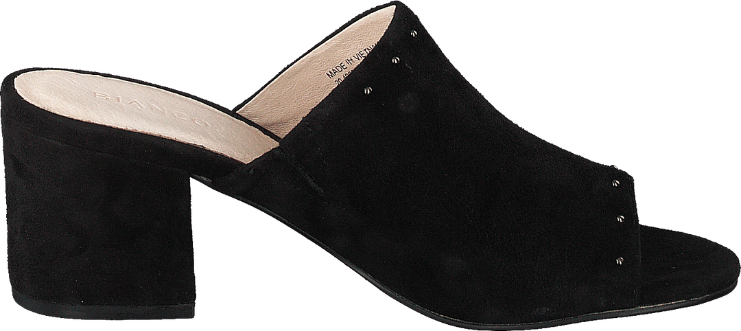 Wildleder Pantolette Sandale Jfm17 110 - Schwarz 10