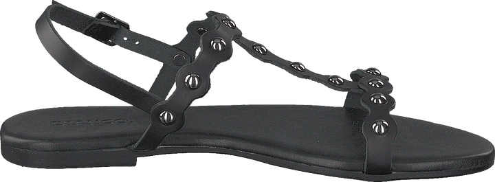 Bitt Sandal med lädernitar 100 - Svart