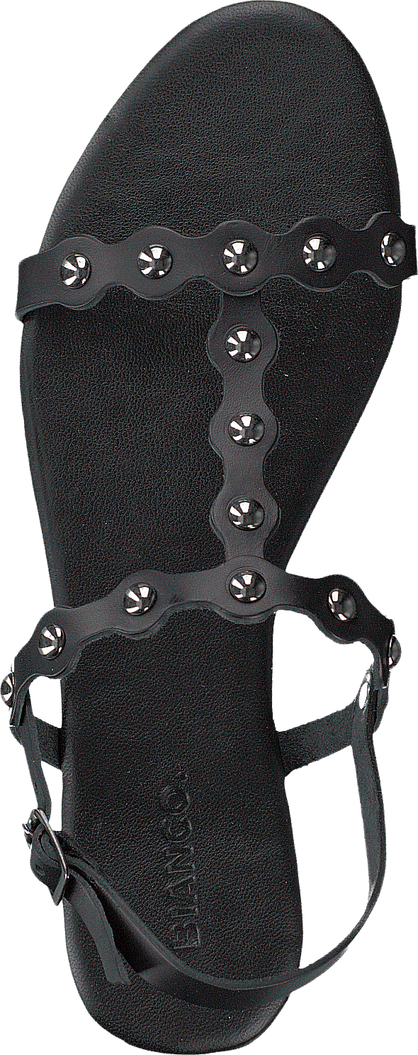 Bitt Sandal med lädernitar 100 - Svart