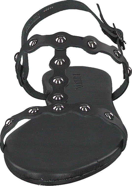 Bitt Sandal med lädernitar 100 - Svart