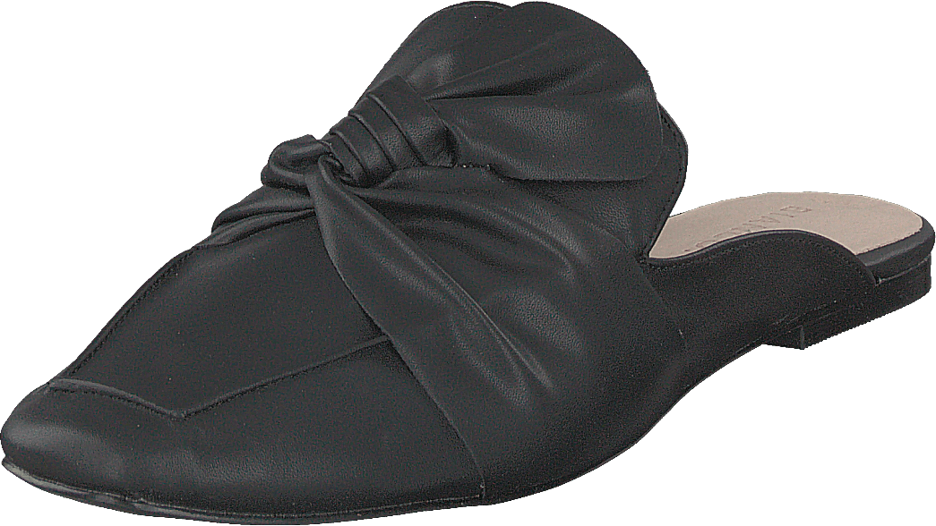 Birke Assymetric Bow Mule 100 - Schwarz