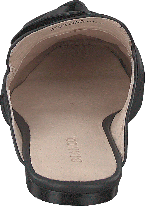 Birke Assymetric Bow Mule 100 - Schwarz