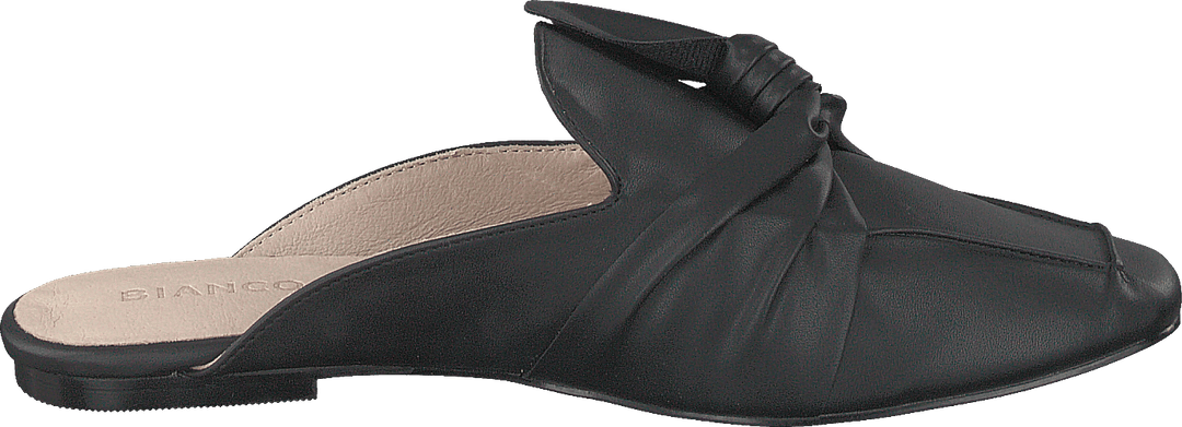 Birke Assymetric Bow Mule 100 - Schwarz