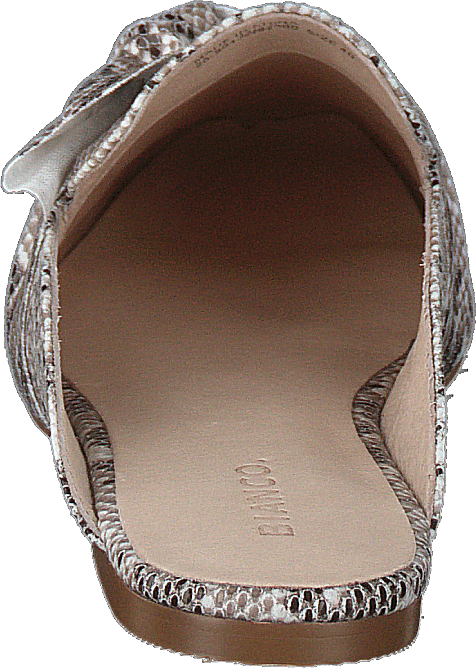 Birke Assymetrische Schleife Pantolette 610 - Schlange