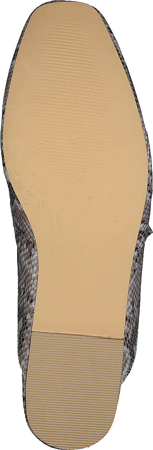 Birke Assymetrische Schleife Pantolette 610 - Schlange