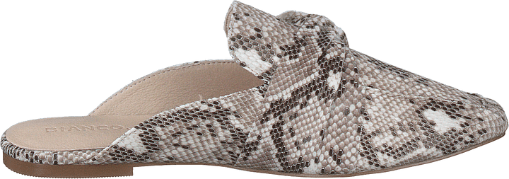 Birke Assymetrische Schleife Pantolette 610 - Schlange