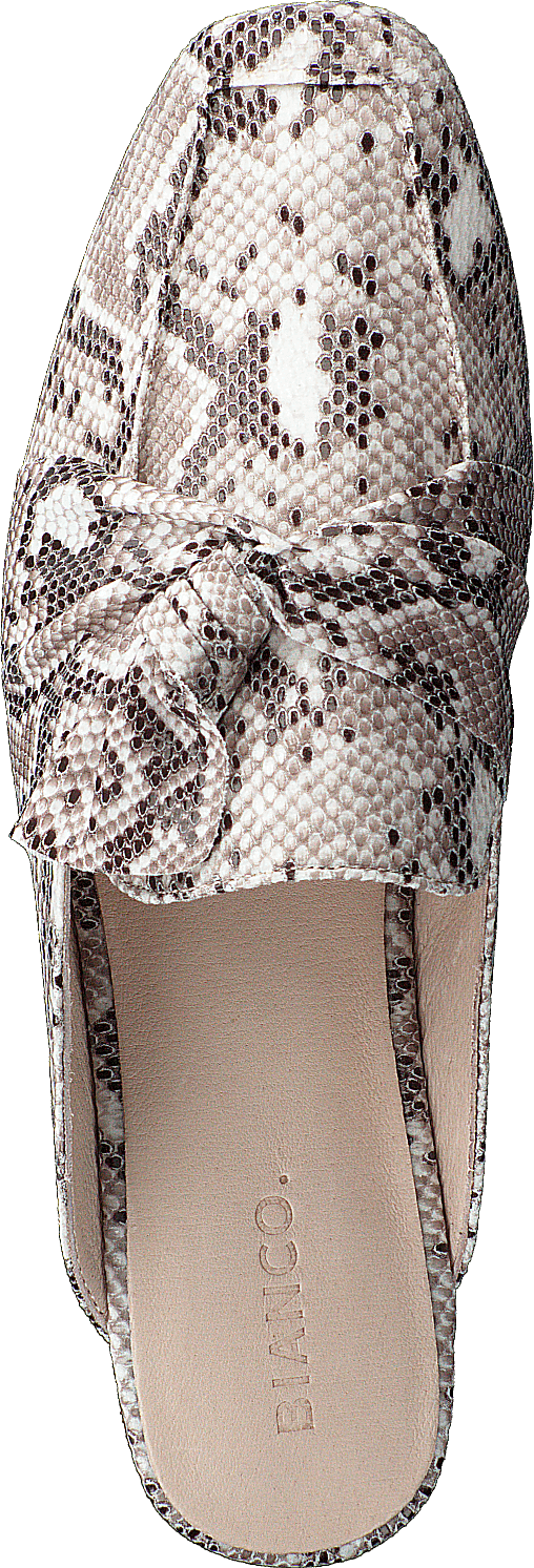 Birke Assymetrische Schleife Pantolette 610 - Schlange