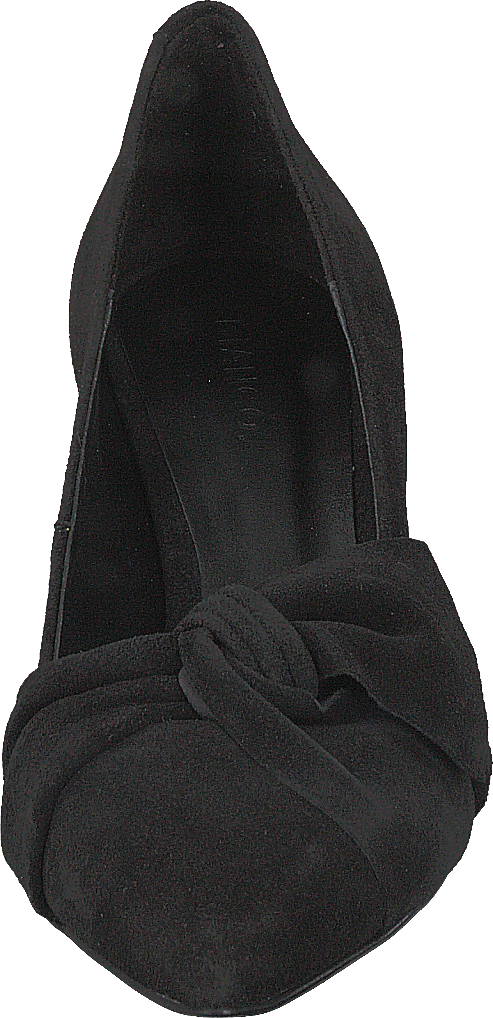 Zita Suede Bow Pump 101 - Black 1