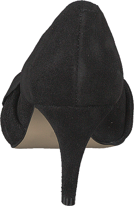 Zita Suede Bow Pump 101 - Black 1