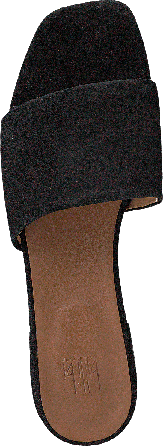 Sandals Black Suede