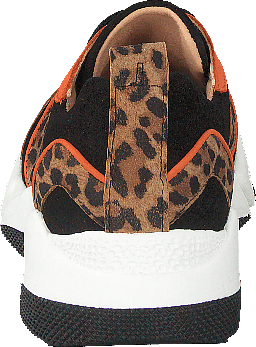Shoes Leo Suede/black/orange